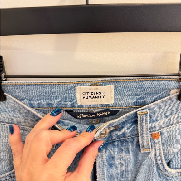 Citizens Of Humanity Annina Light Blue Denim Jeans - Picture 4 of 9